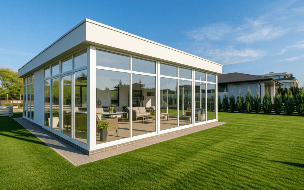 Cerramientos de porches de PVC en Sant Cugat del Vallès con acabado moderno y máxima luminosidad